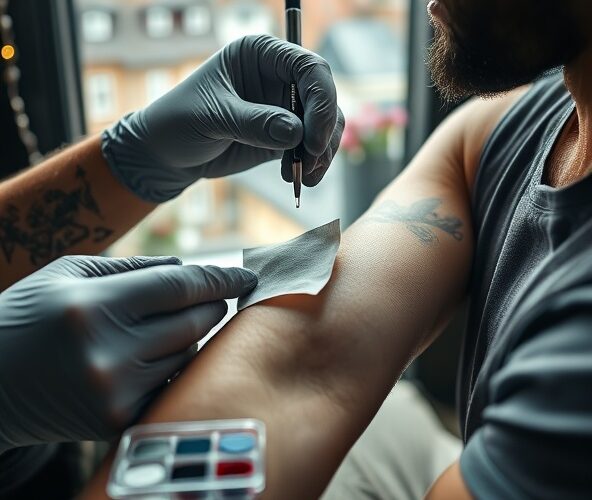 Czy tatuażysta Michalski (Warszawa) robi test tuszu dla skóry wrażliwej?