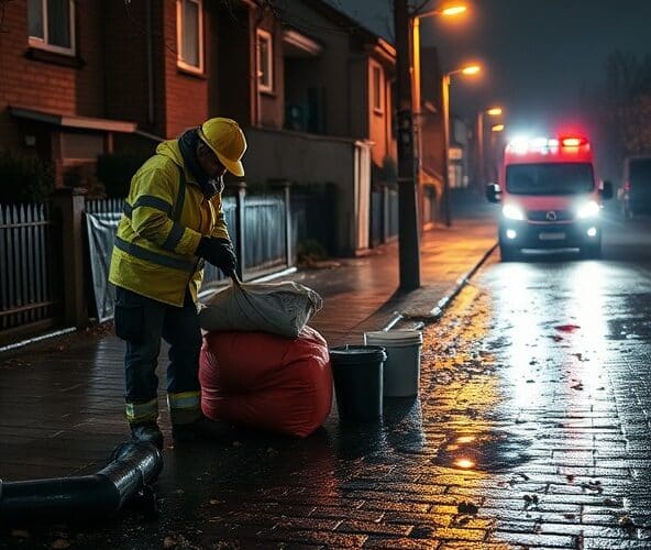 Jak szybko ograniczyć szkody przy wycieku wody w Wyszkowie po 22:00?