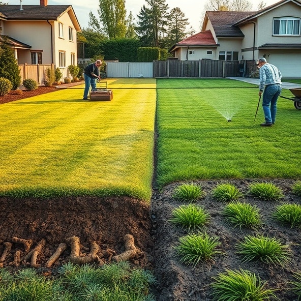 zakładanie trawników milanówek