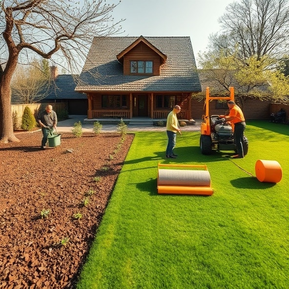 zakładanie trawników milanówek