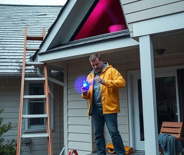 Jak właściciel domu bez doświadczenia znajdzie nieszczelność dachu?