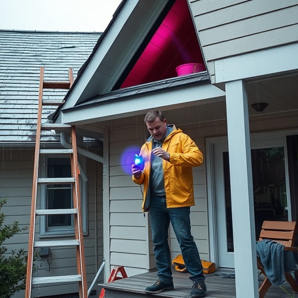 poszukiwanie nieszczelności dachów