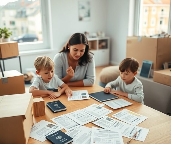 Jakie dokumenty musi przygotować rodzina z dziećmi przy przeprowadzce do Niemiec, aby uniknąć problemów z meldunkiem i świadczeniami?