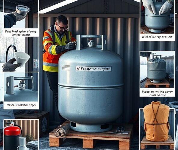 Jak przygotować zbiornik na gaz do długiego postoju zimowego?