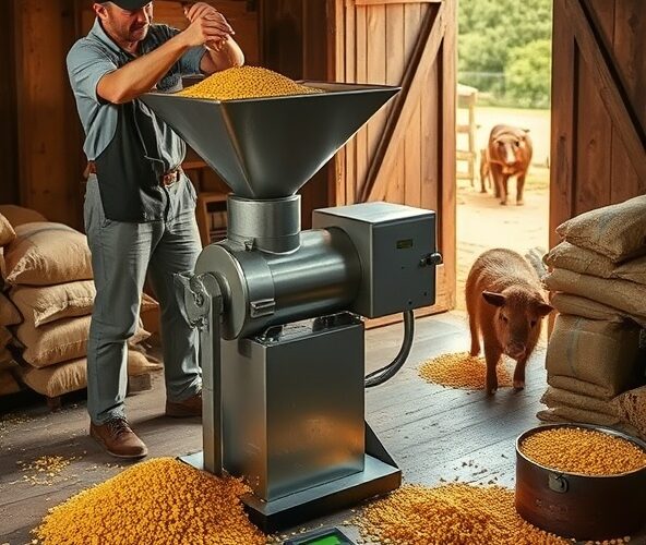 Jaki śrutownik do kukurydzy dla małego gospodarstwa przy dawce 1 t/miesiąc najbardziej obniży koszt paszy?