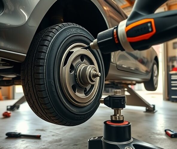 Czy dźwignik zębatkowy na wkrętarkę przyspieszy samodzielne podnoszenie auta w garażu?