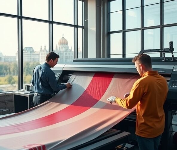 Jak wybrać druk wielkoformatowy w Warszawie, by baner wytrzymał dłużej?