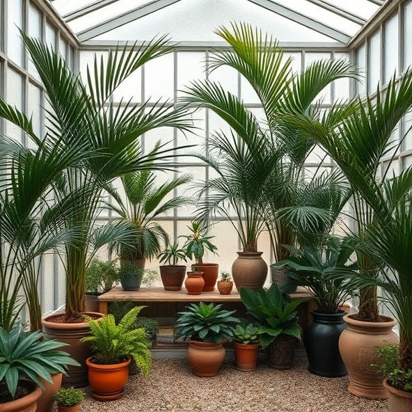 palmy do ogrodu zimowego