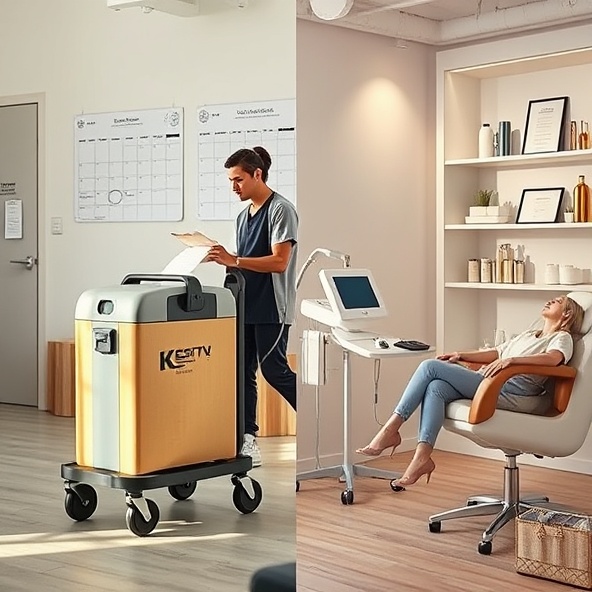 sprzęt do gabinetu kosmetycznego