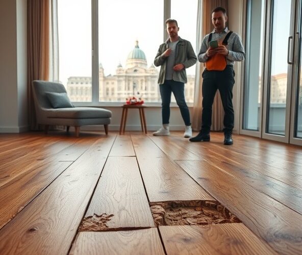 Jak właściciel mieszkania zgłosi wady układania parkietu w Warszawie?