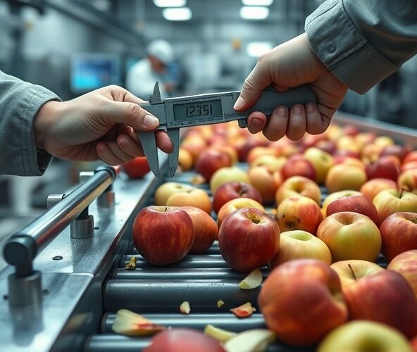 Jak ustawić gniotowniki, by ograniczyć straty jabłek 500 kg/h?