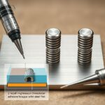 mocowanie magnesów na gwint