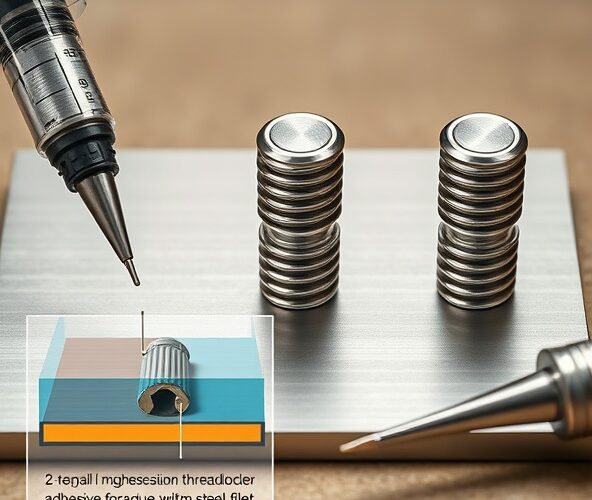 Jakie kleje stosować przy mocowaniu magnesów na gwint do blachy 2 mm?