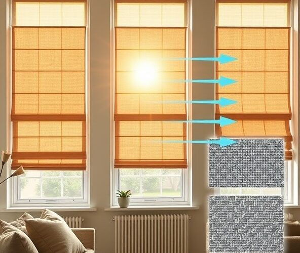 Jakie tkaniny rolet rzymskich marki Dorol najlepiej izolują ciepło?
