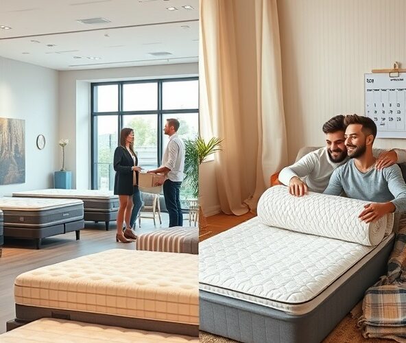 Czy salon stacjonarny z materacami oferuje 30-dniowy test w domu?