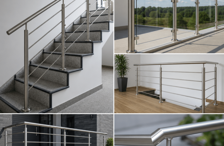 Balustrady ze stali nierdzewnej – jak wybrać idealne rozwiązanie do Twojego wnętrza?